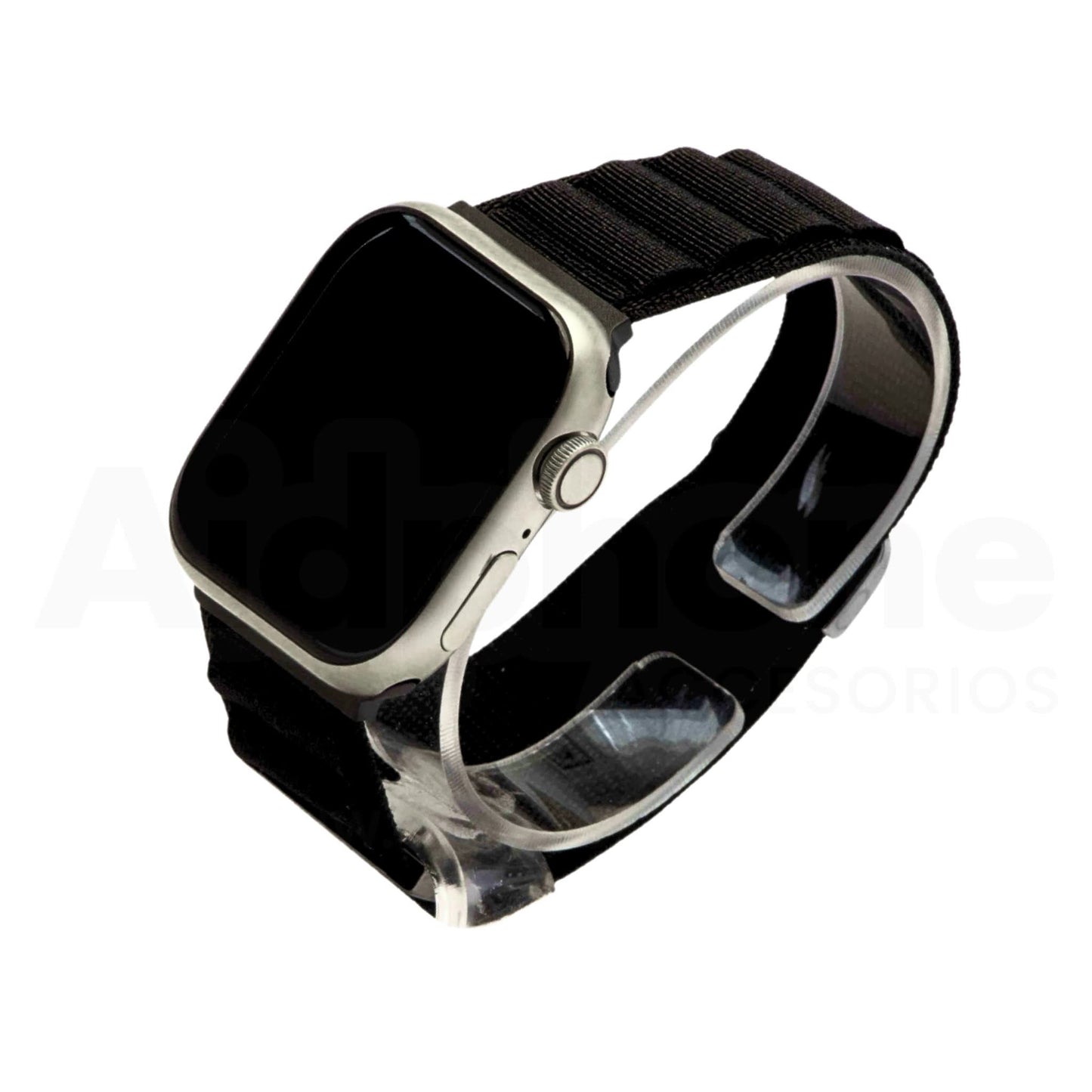 Pulso Nailon Negro para Apple Watch
