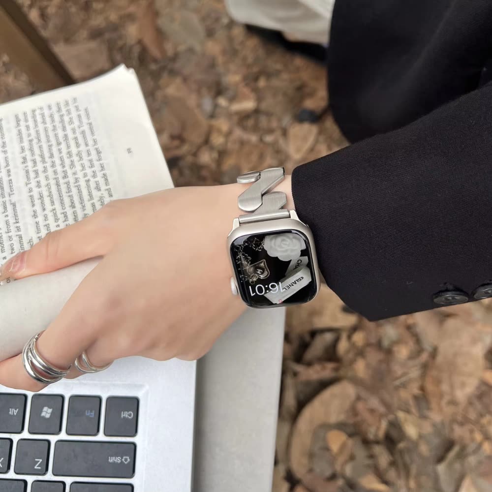 Pulso Metálico ZigZag Starlight para Apple Watch - Aidphone accesorios