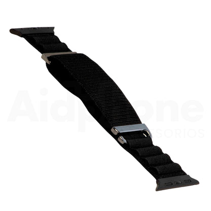 Pulso Nailon Negro para Apple Watch