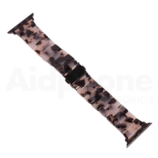 Pulso Resina Carey Beige para Apple Watch - Aidphone accesorios