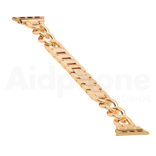 Pulso Cubana Oro Rosa para Apple Watch - Aidphone accesorios
