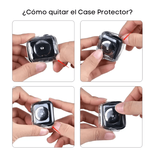 Case Protector Transparente para Apple Watch - Aidphone accesorios