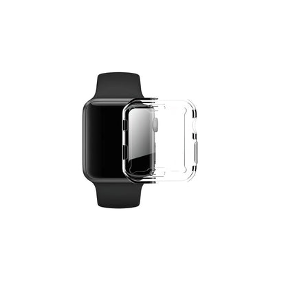 Case Protector Negro para Apple Watch, protege la pantalla de tu Apple Watch para todas las tallas 38, 40, 41, 42, 44, 45, 46, 49 mm