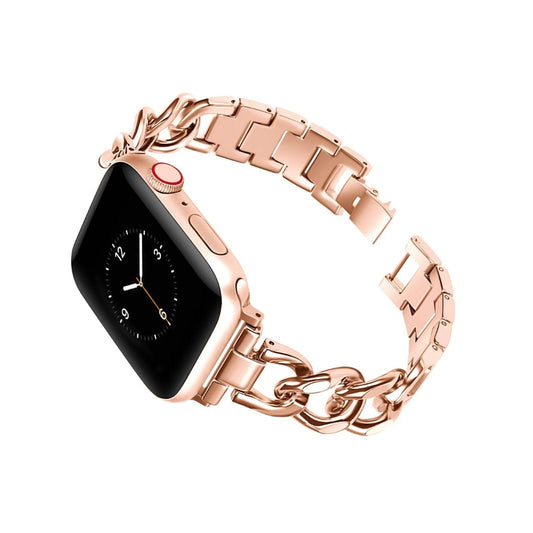 Pulso Cubana Oro Rosa para Apple Watch - Aidphone accesorios