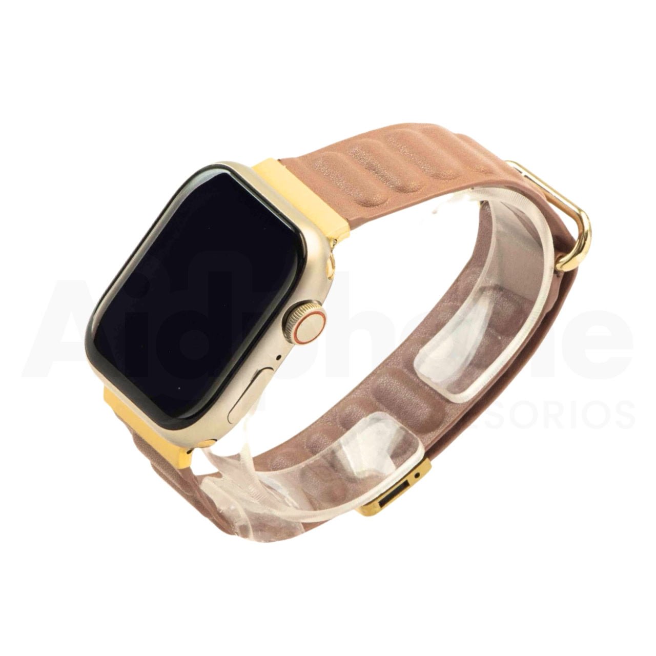 Pulso Cuero Palo Rosa para Apple Watch - Aidphone accesorios