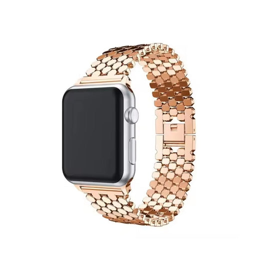 Pulso Metálico Panal Oro Rosa para Apple Watch - Aidphone accesorios
