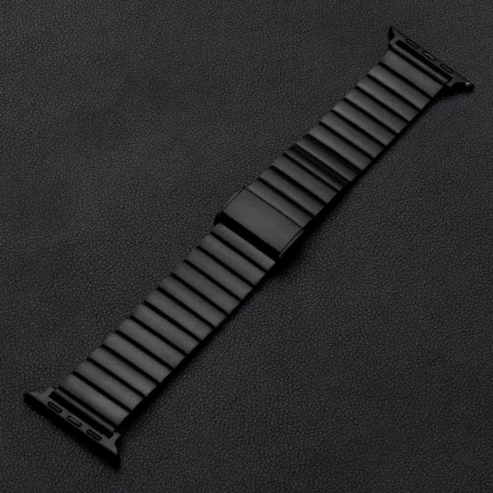 Pulso Metálico Rectangular Negro para Apple Watch - Aidphone accesorios