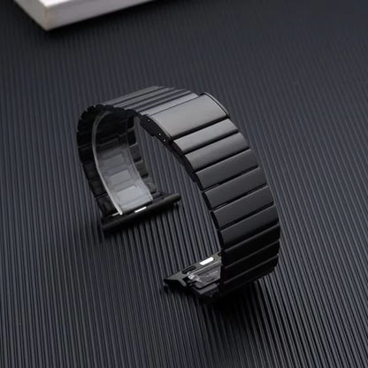 Pulso Metálico Rectangular Negro para Apple Watch - Aidphone accesorios