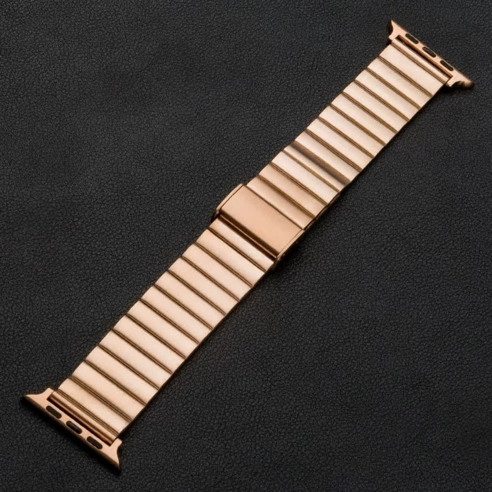 Pulso Metálico Rectangular Oro Rosa para Apple Watch - Aidphone accesorios