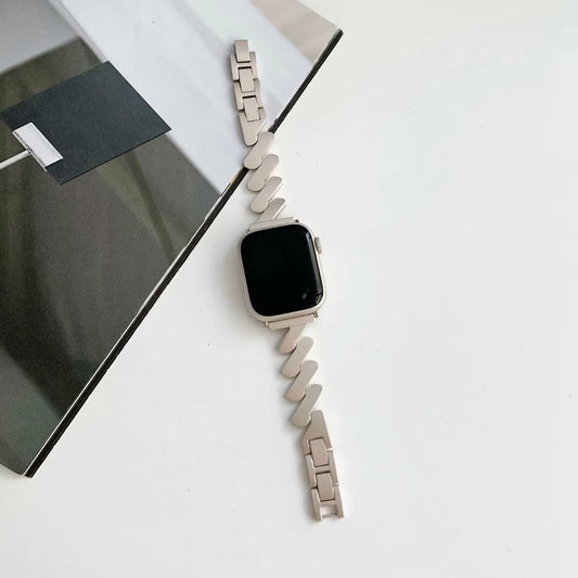 Pulso Metálico ZigZag Starlight para Apple Watch - Aidphone accesorios