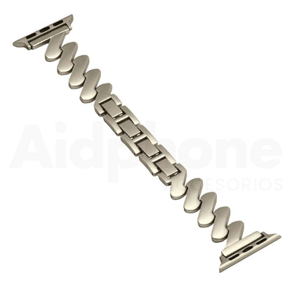 Pulso Metálico ZigZag Starlight para Apple Watch - Aidphone accesorios