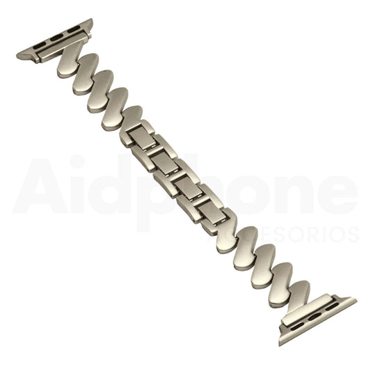 Pulso Metálico ZigZag Starlight para Apple Watch - Aidphone accesorios