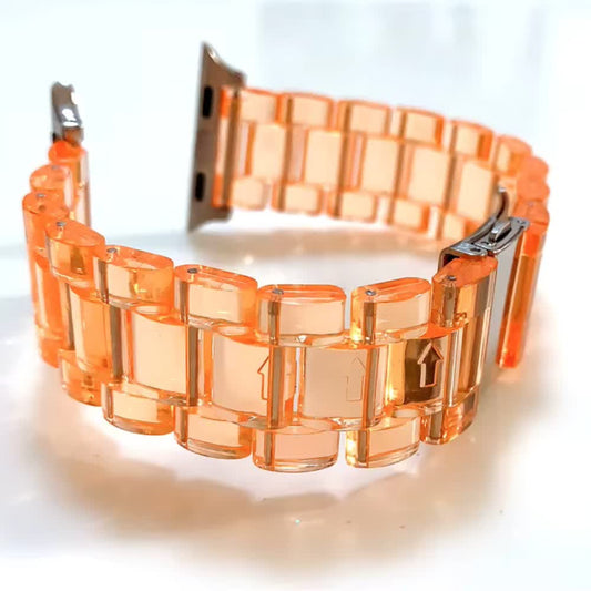 Pulso Plástico Naranja para Apple Watch - Aidphone accesorios