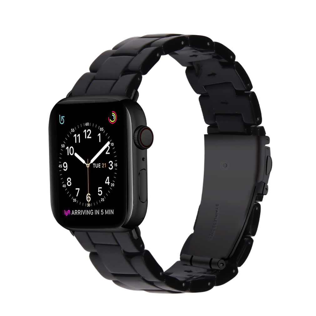Pulso Resina Carey Negro para Apple Watch - Aidphone accesorios
