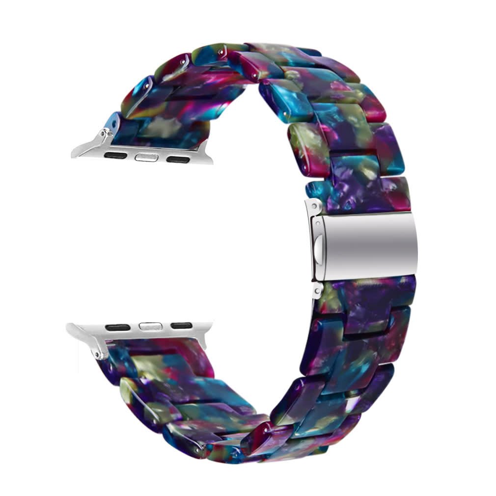 Pulso Resina Purpura/Verde para Apple Watch - Aidphone accesorios