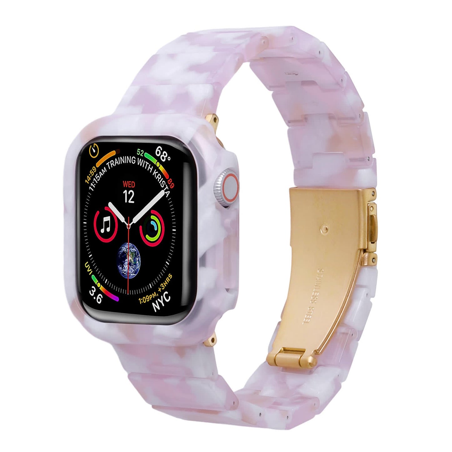 Pulso y Case Carey Rosado para Apple Watch - Aidphone accesorios